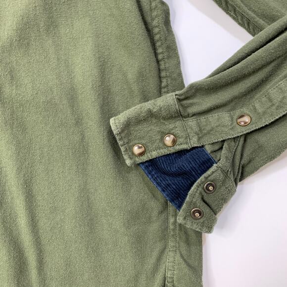 Cody James Shirt Mens L Large Hunter Green Snap Buttons Western Flannel Western - Picture 3 of 11